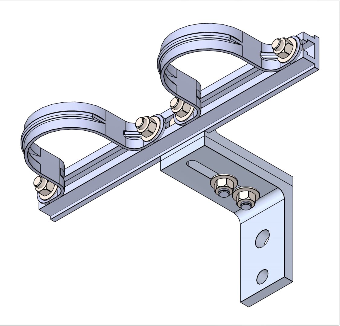 4-6 inch 2 conduit adjustable brackets - Nehrwess