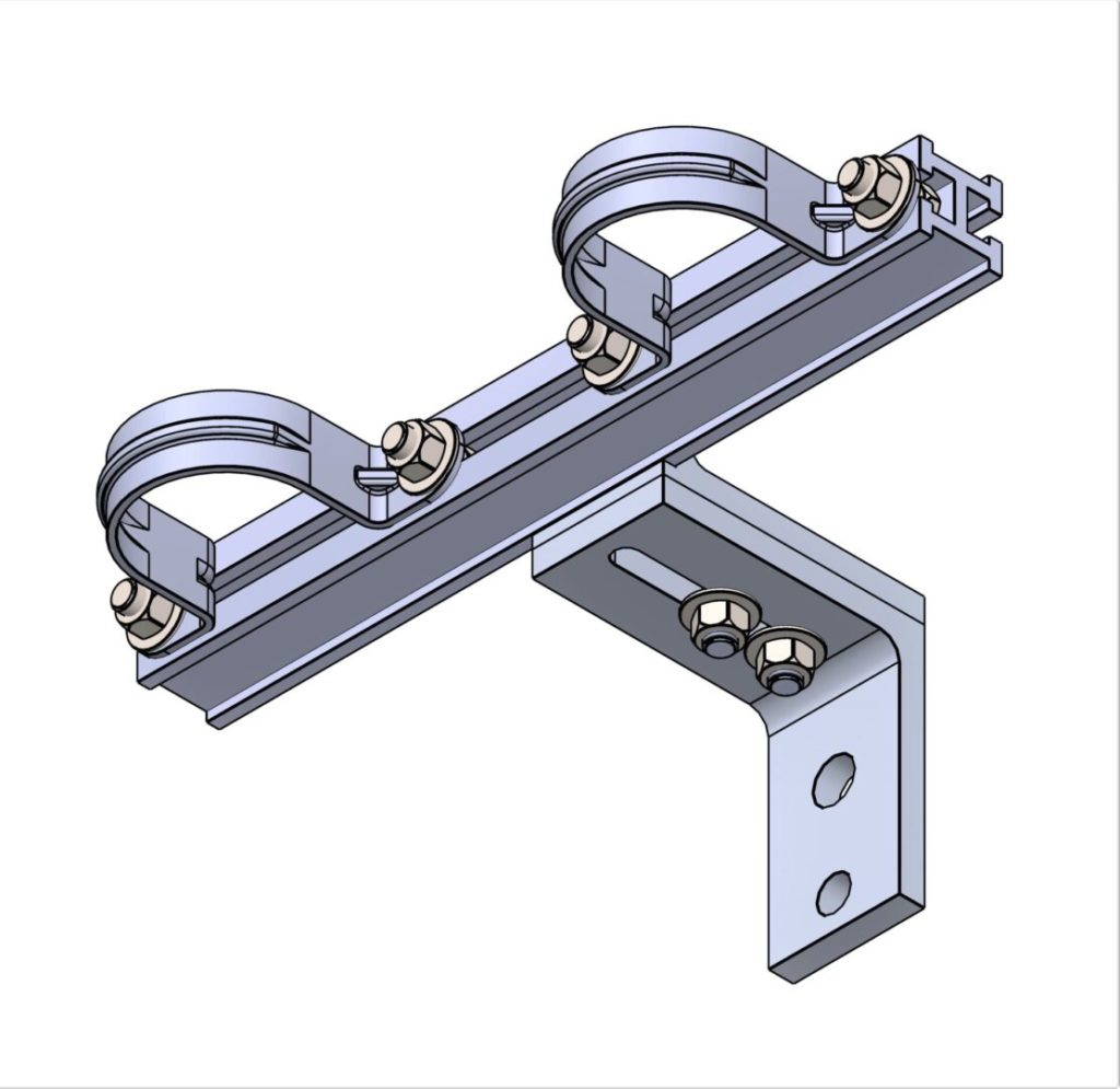 4-6 inch 2 conduit adjustable brackets - Nehrwess