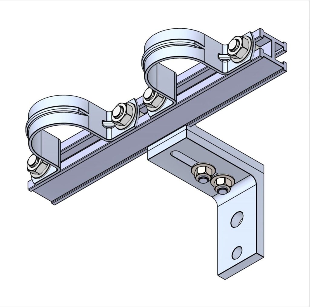 4-6 inch 2 conduit adjustable brackets - Nehrwess